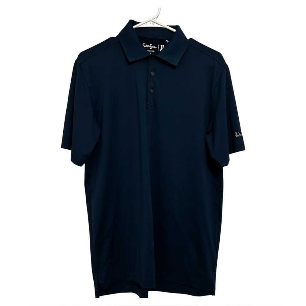 Walter Hagen Men’s Polo Shirt Small Navy Performance Golf Stretch